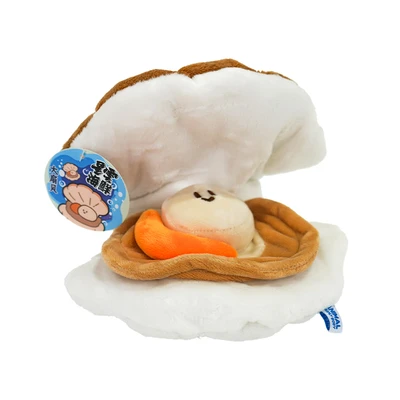 Gambar Heavenly Body Boneka Plush Scallop - Cokelat/Putih