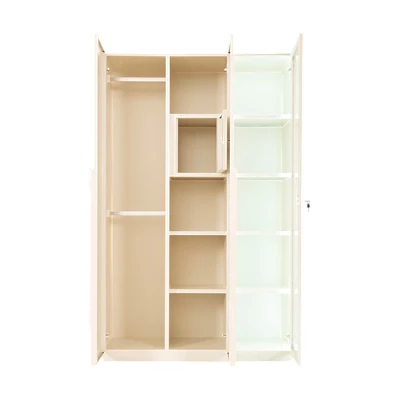 Gambar Stora Alexa Lemari pakaian 3 Pintu 120x50x195 cm - Putih