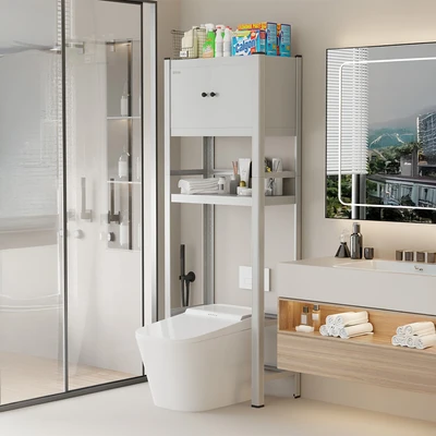 Gambar Stora Kabinet Kamar Mandi 2 Pintu - Putih
