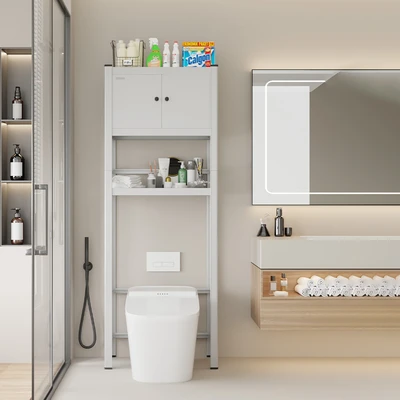 Gambar Stora Kabinet Kamar Mandi 2 Pintu - Putih