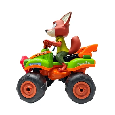 Gambar Top Gear MKB Zootopia ATV 4 Wheeler Stunt Nick Remote Control - Hijau/Oranye