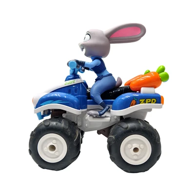 Gambar Top Gear MKB Zootopia ATV 4 Wheeler Stunt Judy Remote Control - Biru/Putih
