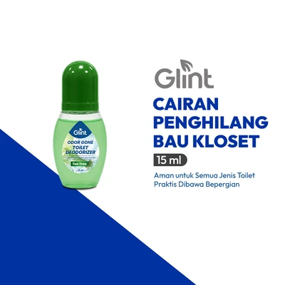 Gambar Glint Odor Gone Cairan Penghilang Bau Kloset Tea Tree 15 ml - Hijau