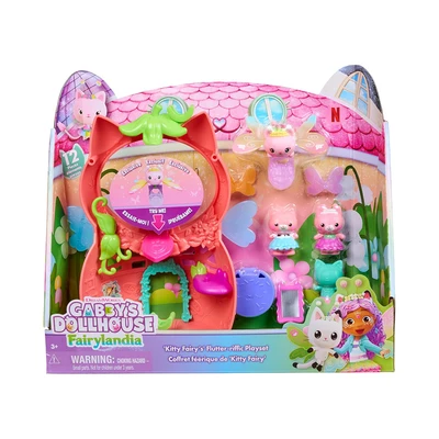 Gambar Gabby's Dollhouse Playset Fairylandia Kitty Fairys Flutterriffic - Mix