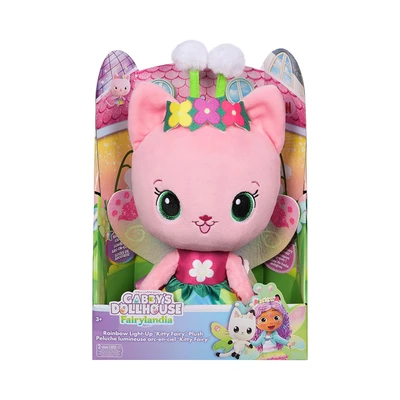 Gambar Gabby’s Dollhouse Boneka Plush Fairylandia Rainbow Kitty Fairy - Pink