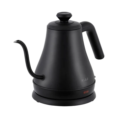 Gambar Klaz Teko Listrik Gooseneck Stainless Steel 800 Watt 800 ml - Hitam