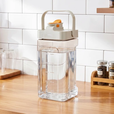 Gambar Culinart Teko Minum Plastik Tap 3.5 Liter - Krem Beige