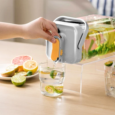 Gambar Culinart Teko Minum Plastik Tap 3.5 Liter - Krem Beige