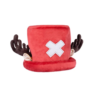 Gambar One Piece Topi Plush Chopper - Merah