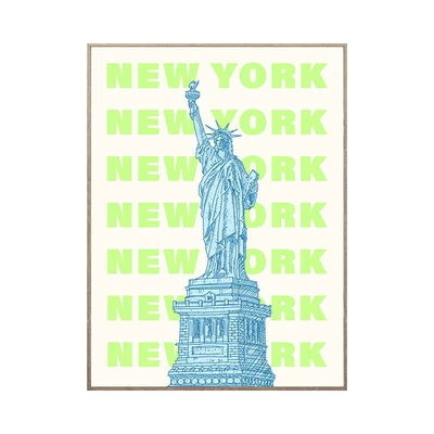 Gambar Informa Hiasan Dinding Kanvas Print New York 45x60 cm - Mix