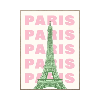 Gambar Informa Hiasan Dinding Kanvas Print Paris 45x60 cm - Mix