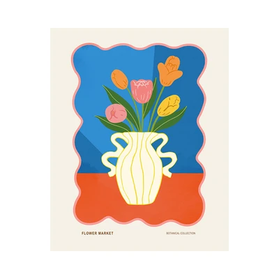 Gambar Informa Hiasan Dinding Kanvas Print Flower 30x40 cm Set 3 pcs - Mix