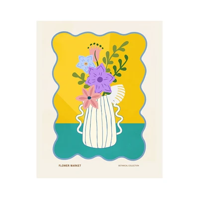 Gambar Informa Hiasan Dinding Kanvas Print Flower 30x40 cm Set 3 pcs - Mix