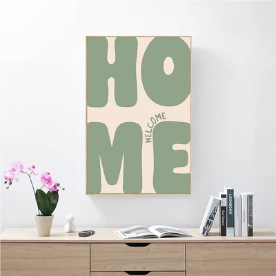 Gambar Informa Hiasan Dinding Kanvas Print Home 60x90 cm - Mix