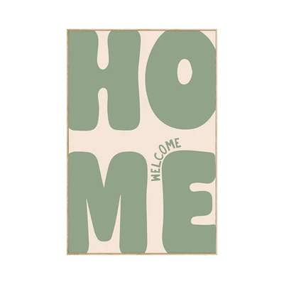 Gambar Informa Hiasan Dinding Kanvas Print Home 60x90 cm - Mix