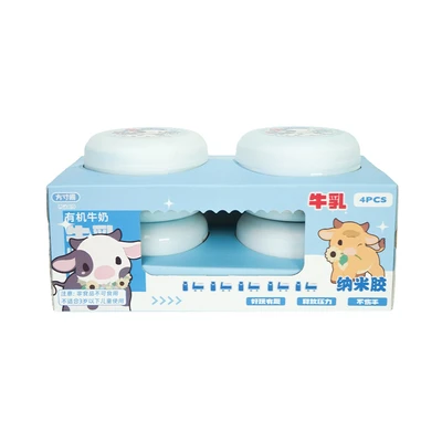 Gambar Kiddy Fun Slime Milk Jar - Biru/Putih