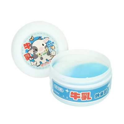 Gambar Kiddy Fun Slime Milk Jar - Biru/Putih
