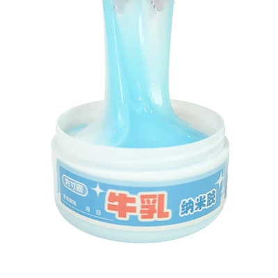 Gambar Kiddy Fun Slime Milk Jar - Biru/Putih