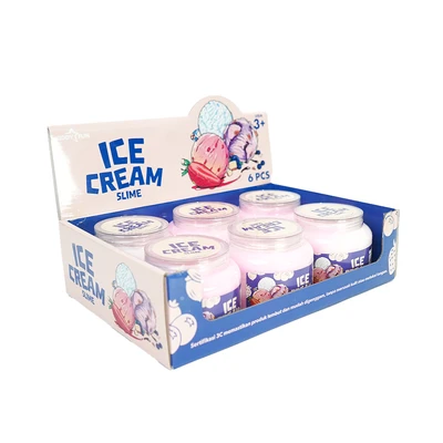 Gambar Kiddy Fun Slime Strawberry Ice Cream - Pink/Putih