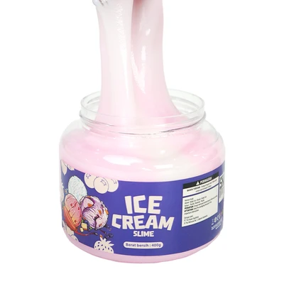 Gambar Kiddy Fun Slime Strawberry Ice Cream - Pink/Putih