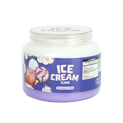 Gambar Kiddy Fun Slime Blueberry Ice Cream - Ungu/Putih