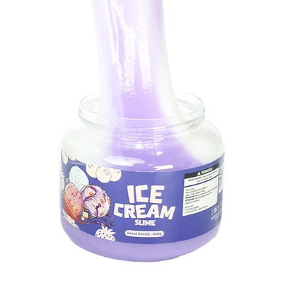 Gambar Kiddy Fun Slime Blueberry Ice Cream - Ungu/Putih