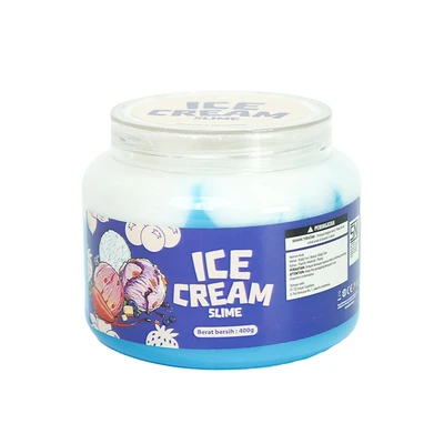 Gambar Kiddy Fun Slime Sea Salt Ice Cream - Biru/Putih