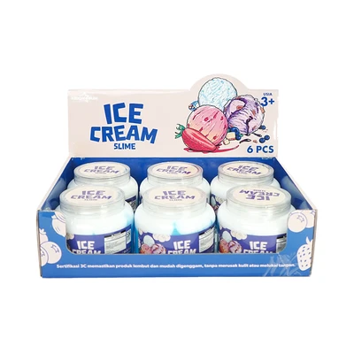 Gambar Kiddy Fun Slime Sea Salt Ice Cream - Biru/Putih