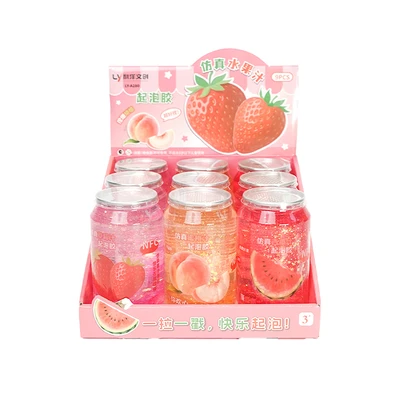 Gambar Kiddy Fun Slime Fruit Popcan Random