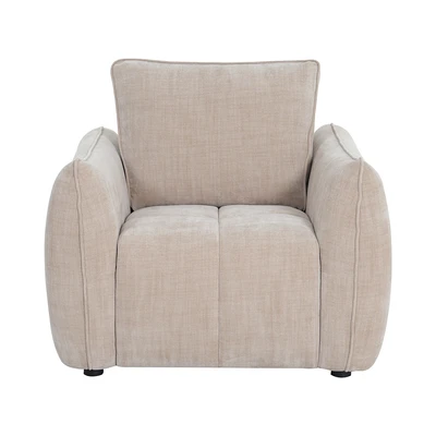 Gambar Informa Eloise Sofa Fabric 1 Seater - Krem Beige