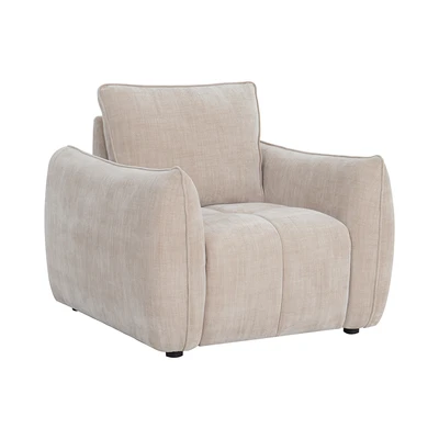 Gambar Informa Eloise Sofa Fabric 1 Seater - Krem Beige