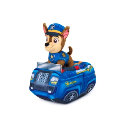 Gambar Paw Patrol Boneka Plush Vehicle Chase - Biru/Cokelat