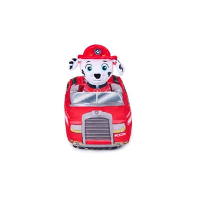 Gambar Paw Patrol Set Minifigure Vehicle Plush Marshall 2 In 1 - Merah