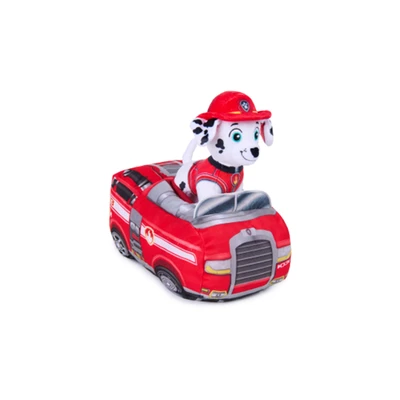 Gambar Paw Patrol Set Minifigure Vehicle Plush Marshall 2 In 1 - Merah