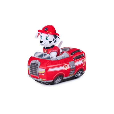 Gambar Paw Patrol Set Minifigure Vehicle Plush Marshall 2 In 1 - Merah