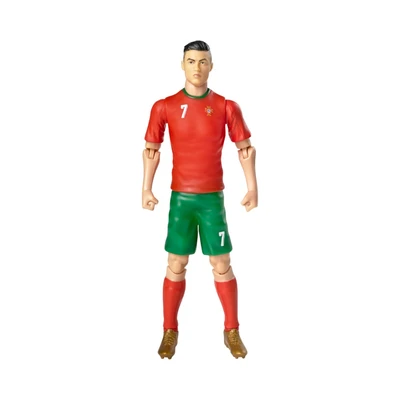 Gambar Top Gear Banbo Sockers Action Figure Cristiano Ronaldo Portugal 20 cm - Merah/Hijau
