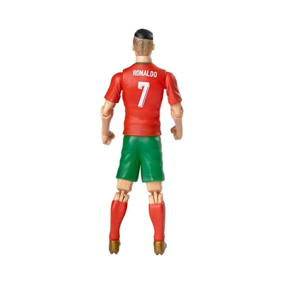 Gambar Top Gear Banbo Sockers Action Figure Cristiano Ronaldo Portugal 20 cm - Merah/Hijau