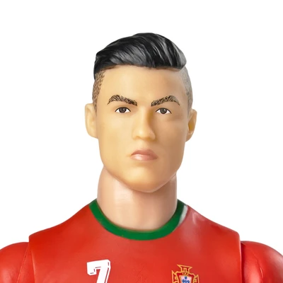 Gambar Top Gear Banbo Sockers Action Figure Cristiano Ronaldo Portugal 20 cm - Merah/Hijau