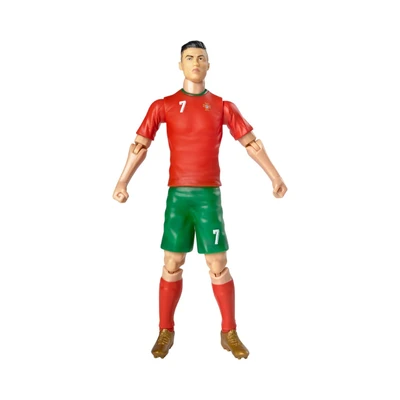 Gambar Top Gear Banbo Sockers Action Figure Cristiano Ronaldo Portugal 20 cm - Merah/Hijau