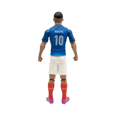 Gambar Top Gear Banbo Sockers Action Figure Kylian Mbappe France 20 cm - Biru/Putih