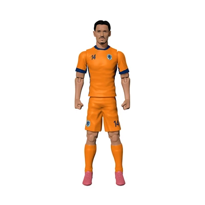 Gambar Top Gear Banbo Sockers Action Figure Tijjani Reijnders Netherlands 20 cm - Oranye