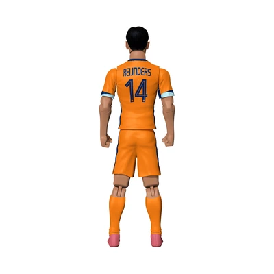 Gambar Top Gear Banbo Sockers Action Figure Tijjani Reijnders Netherlands 20 cm - Oranye