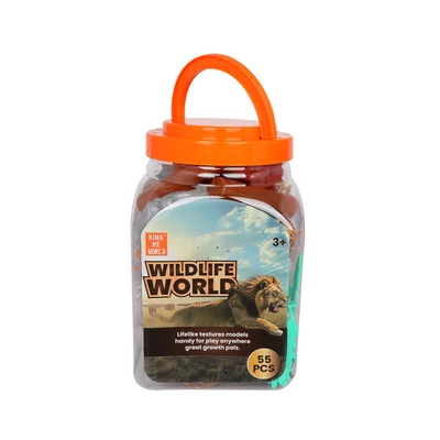 Gambar Kiddy Star Minifigure Wildlife World Set 55 pcs - Mix