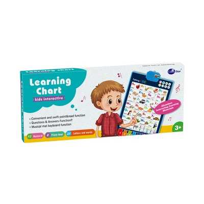 Gambar Kiddy Star Learning Chart Kids Interactive - Biru