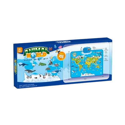 Gambar Kiddy Star Animal World Children Playmat Music - Biru