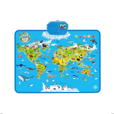 Gambar Kiddy Star Animal World Children Playmat Music - Biru