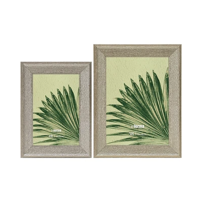 Gambar Informa Bingkai Foto Plastik 4R & 5R Set 2 Pcs - Gold