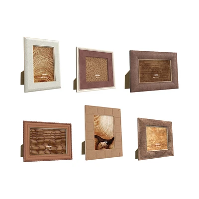 Gambar Informa Bingkai Foto Mix Size Set 6 Pcs - Gold/Cokelat
