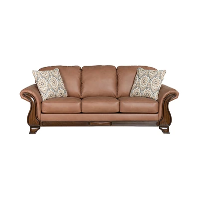 Gambar Ashley Miltonwood-2 Set Sofa Kulit 2 & 3 Seater - Cokelat
