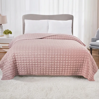 Gambar Sleeplite 150x200 cm Selimut Microfiber Stone Fade - Pink